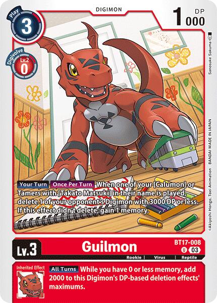 Guilmon [BT17 - BT17-008 U]