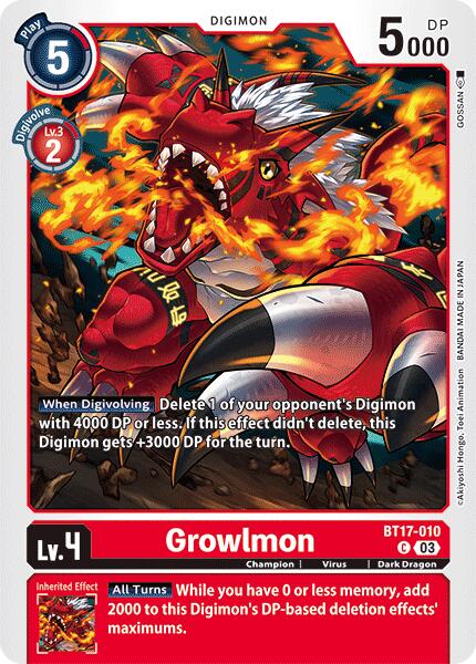 Growlmon [BT17 - BT17-010 C]