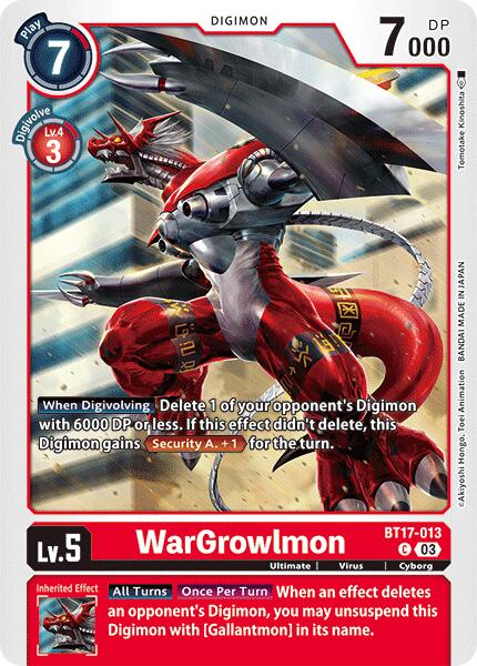 WarGrowlmon [BT17 - BT17-013 C]