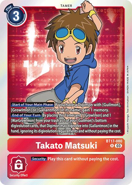 Takato Matsuki [BT17 - BT17-080 R]