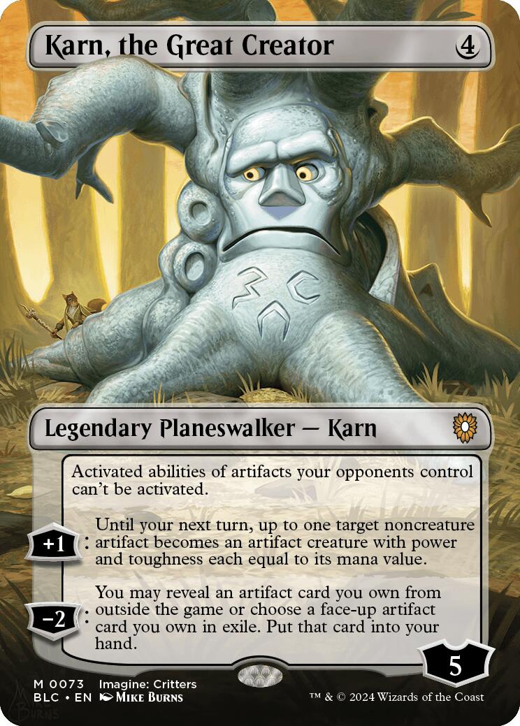 Karn, the Great Creator (Borderless)