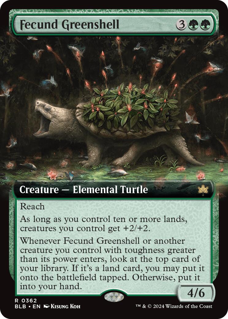 Fecund Greenshell (Extended Art)