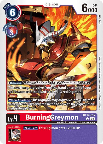 BurningGreymon [BT17 - BT17-012 C]
