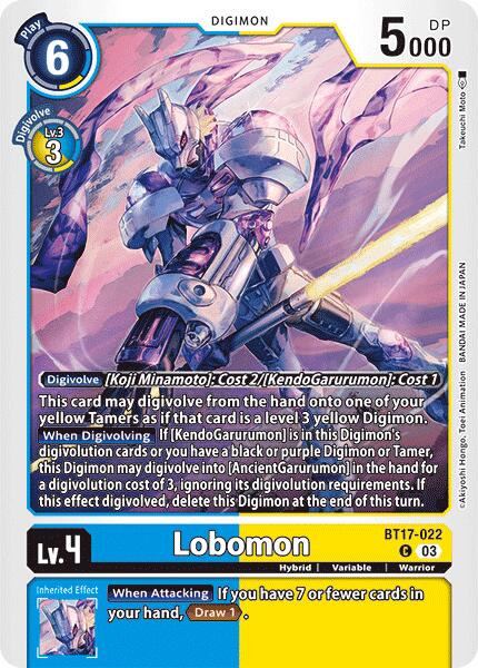 Lobomon [BT17 - BT17-022 C]