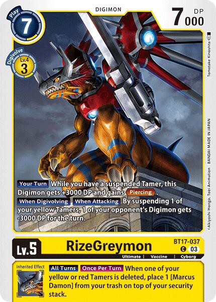 RizeGreymon [BT17 - BT17-037 C]