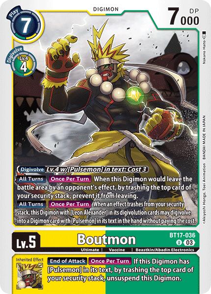 Boutmon [BT17 - BT17-036 U]