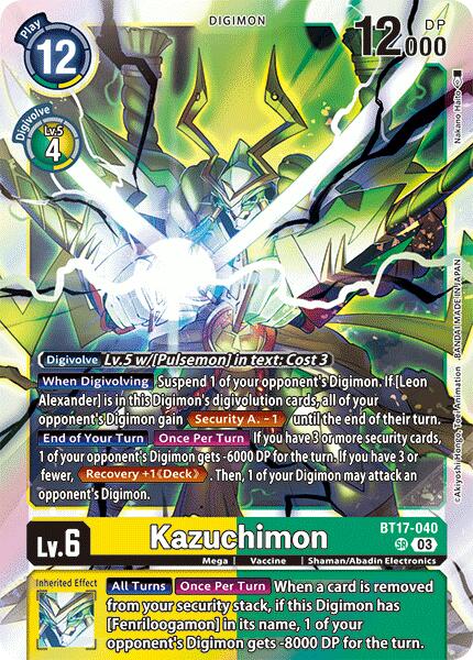 Kazuchimon [BT17 - BT17-040 SR]