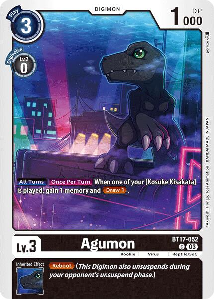 Agumon - BT17-052 [BT17 - BT17-052 C]