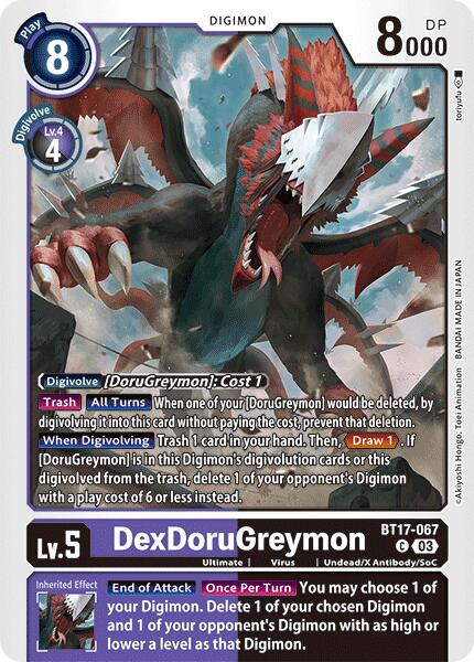 DexDoruGreymon [BT17 - BT17-067 C]