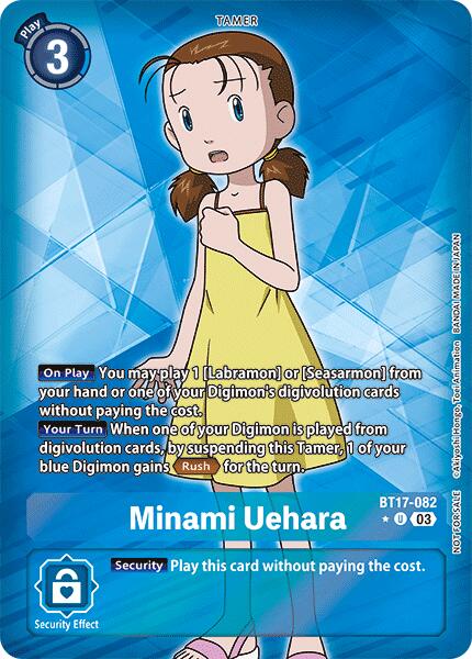 Minami Uehara (Box Promotion Pack: Secret Crisis) [BT17 - BT17-082 U]