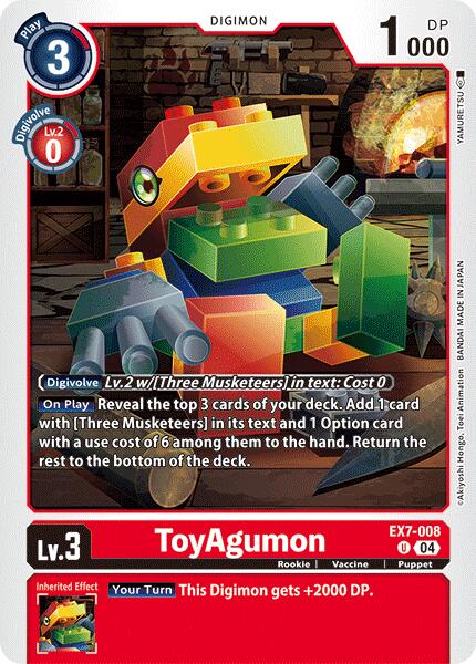 ToyAgumon - EX7-008 [EX07 - EX7-008 U]