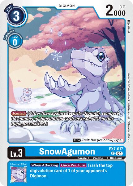 SnowAgumon [EX07 - EX7-017 C]
