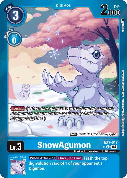 SnowAgumon (Foil) [EX07 - EX7-017 C]