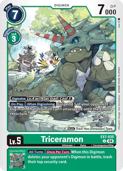 Triceramon [EX07 - EX7-035 C]