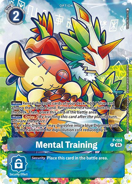 Mental Training (Starter Deck 18 Exclusive) [D-PR - P-104 P]