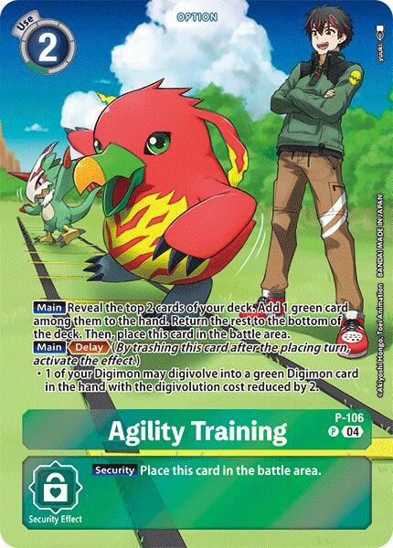 Agility Training (Starter Deck 18 Exclusive) [D-PR - P-106 P]