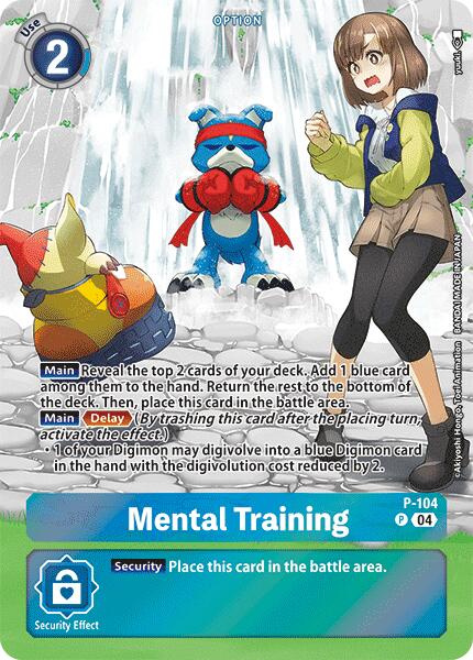 Mental Training (Starter Deck 19 Exclusive) [D-PR - P-104 P]