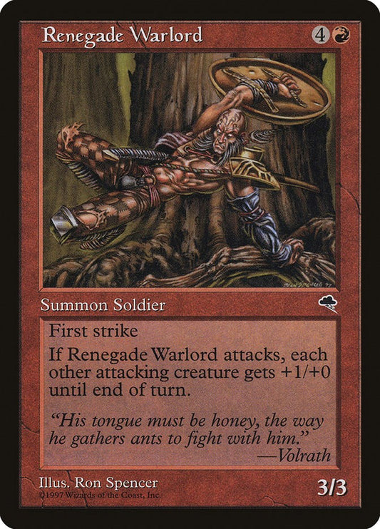 Renegade Warlord [TMP - 197]