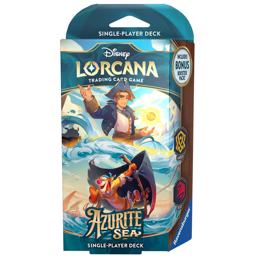 Disney Lorcana: Azurite Sea Starter Deck (Amber & Ruby) [6]