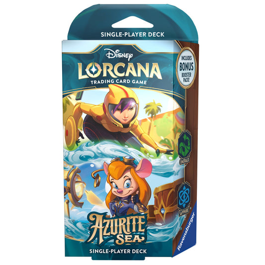 Disney Lorcana: Azurite Sea Starter Deck (Emerald & Sapphire) [6]