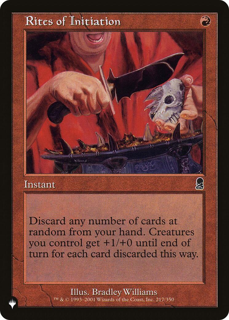 Rites of Initiation