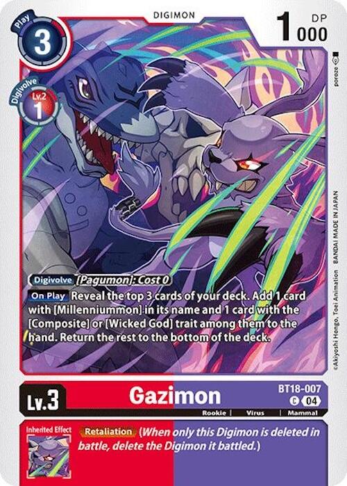 Gazimon [BT18-19 - BT18-007 C]