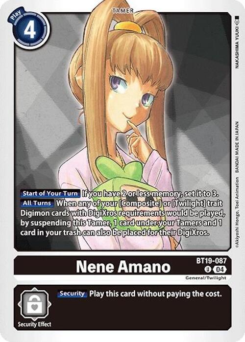 Nene Amano [BT18-19 - BT19-087 U]