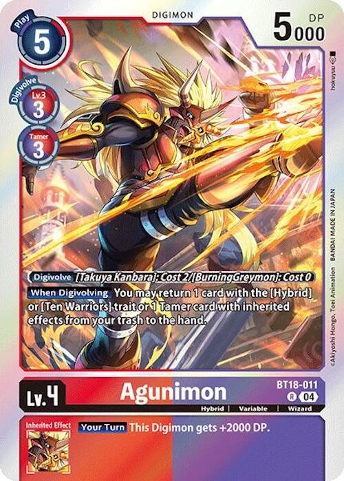 Agunimon [BT18-19 - BT18-011 R]