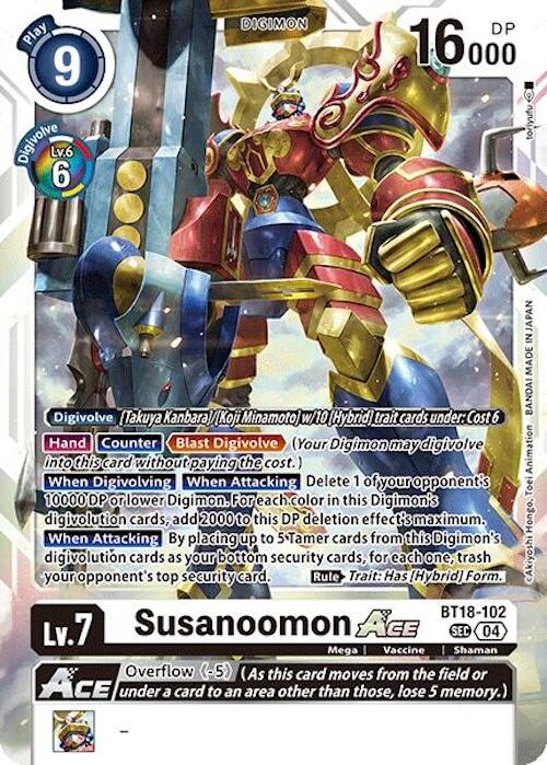 Susanoomon ACE [BT18-19 - BT18-102 SEC]