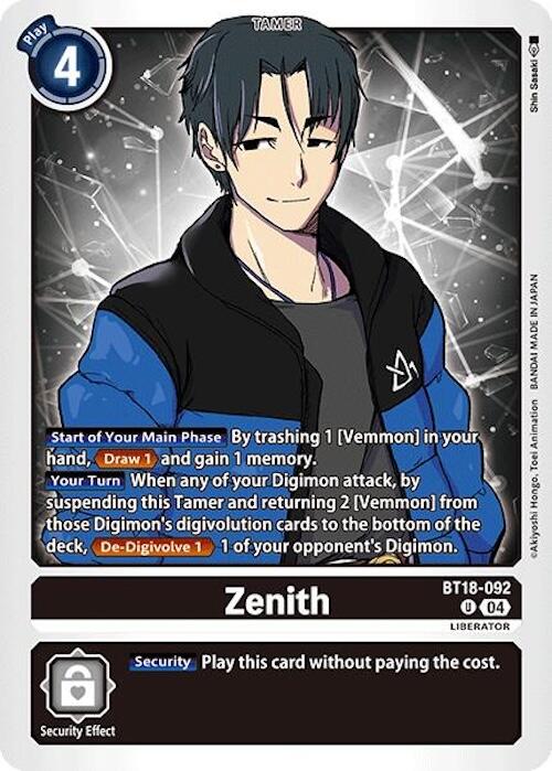 Zenith [BT18-19 - BT18-092 U]