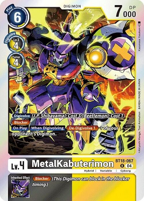 MetalKabuterimon [BT18-19 - BT18-067 R]