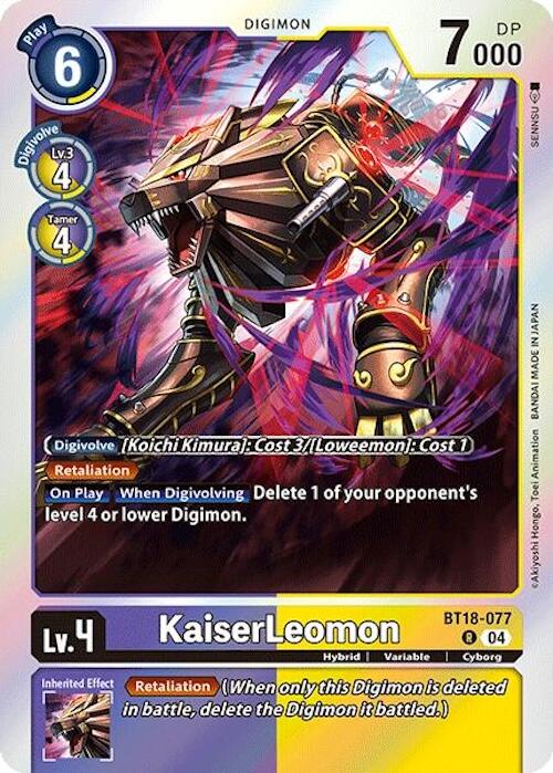 KaiserLeomon [BT18-19 - BT18-077 R]