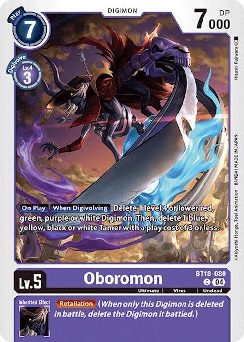 Oboromon [BT18-19 - BT18-080 C]