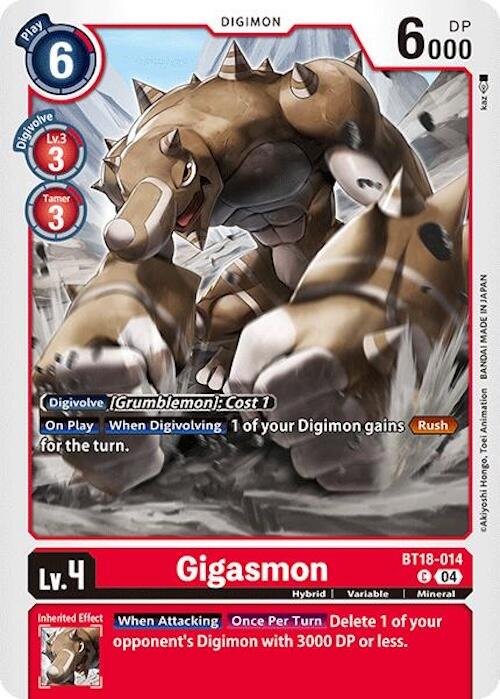 Gigasmon [BT18-19 - BT18-014 C]