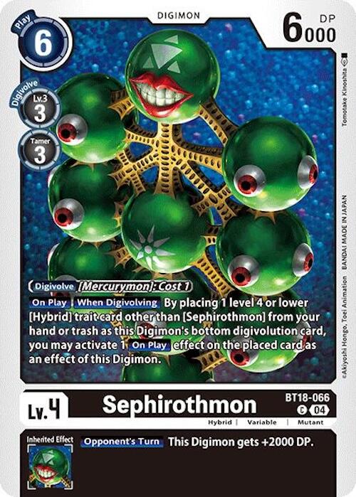 Sephirothmon [BT18-19 - BT18-066 C]