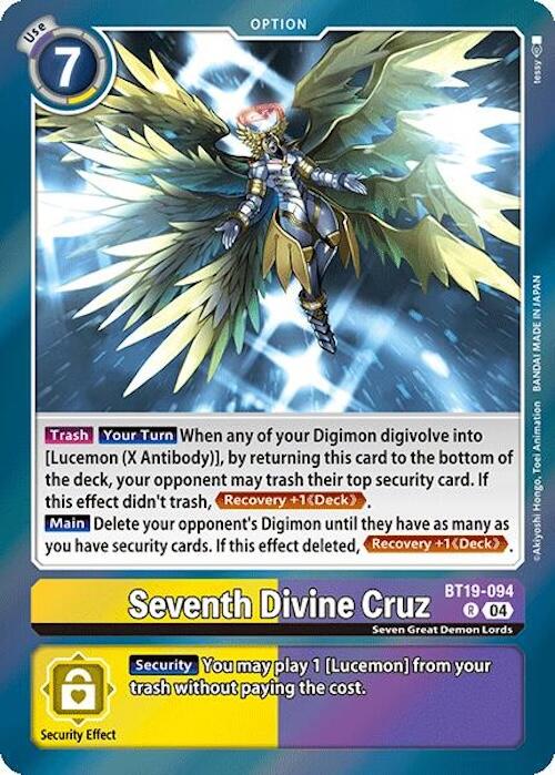 Seventh Divine Cruz [BT18-19 - BT19-094 R]