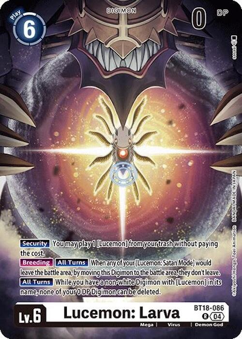 Lucemon: Larva [BT18-19 - BT18-086 R]