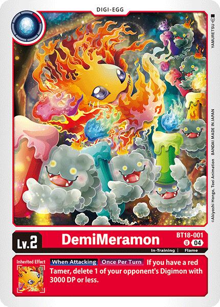 DemiMeramon - BT18-001 [BT18-19 - BT18-001 U]