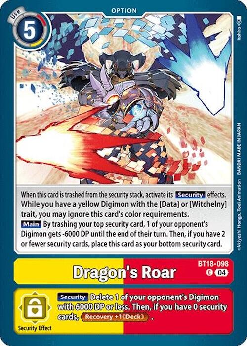 Dragon's Roar [BT18-19 - BT18-098 C]