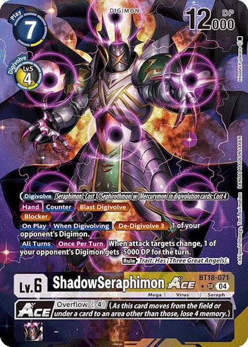 ShadowSeraphimon ACE (Alternate Art) [BT18-19 - BT18-071 SR]