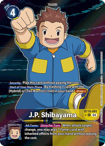 J.P. Shibayama (Release Special Booster 2.0: Box Promotion Pack) [BT18-19 - BT18-091 R]