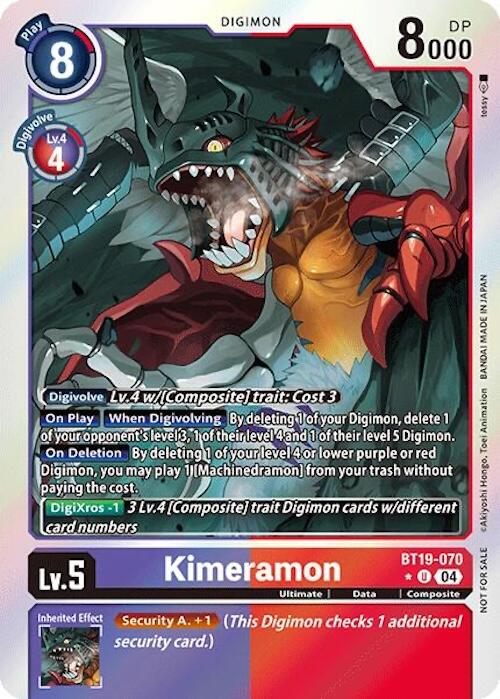 Kimeramon (Release Special Booster 2.0: Box Promotion Pack) [BT18-19 - BT19-070 U]