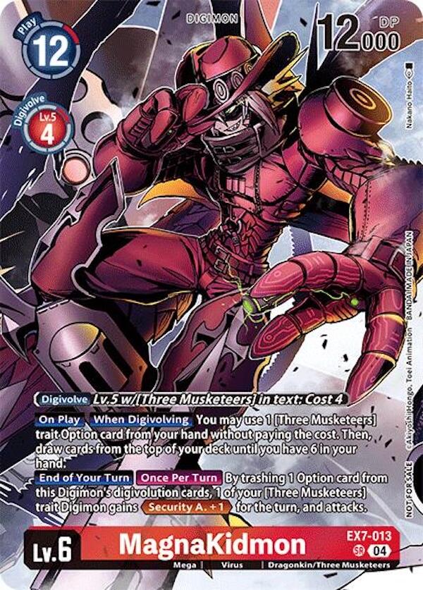 MagnaKidmon (Alternate Art) (Box Topper) [LM - EX7-013 SR]