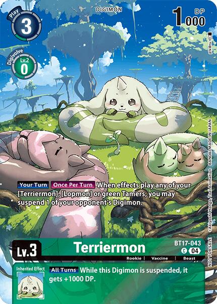 Terriermon (Legend Pack 2024 Box Topper) [BT17-043 C]