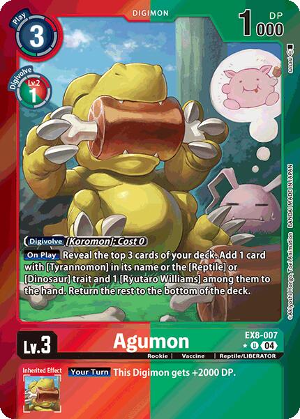 Agumon - EX8-007 (Limited Foil) [EX8-007 U]