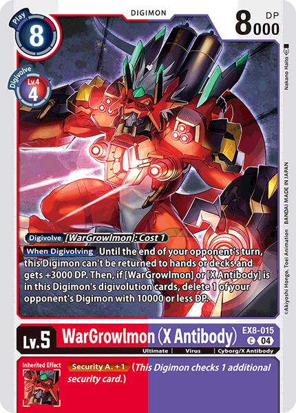 WarGrowlmon (X Antibody) [EX8-015 C]