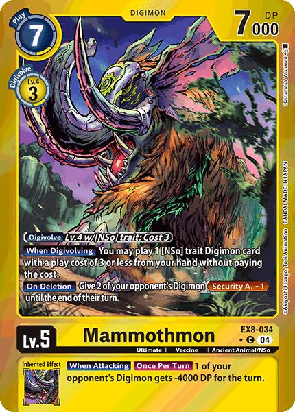 Mammothmon (Limited Foil) [EX8-034 C]