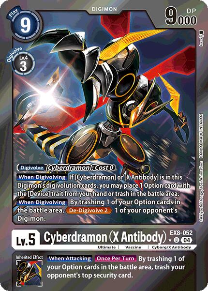Cyberdramon (X Antibody) (Limited Foil) [EX8-052 U]