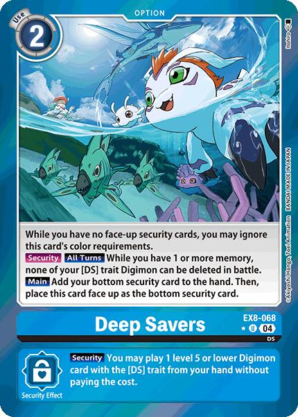 Deep Savers (Limited Foil) [EX8-068 U]