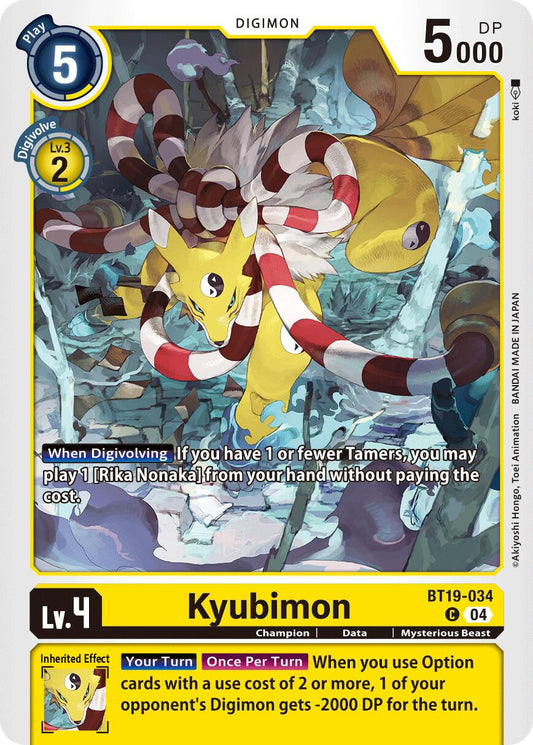 Kyubimon [BT19-20 - BT19-034 C]